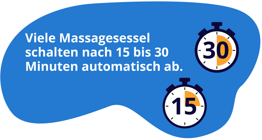Massagesessel automatische Abschaltung
